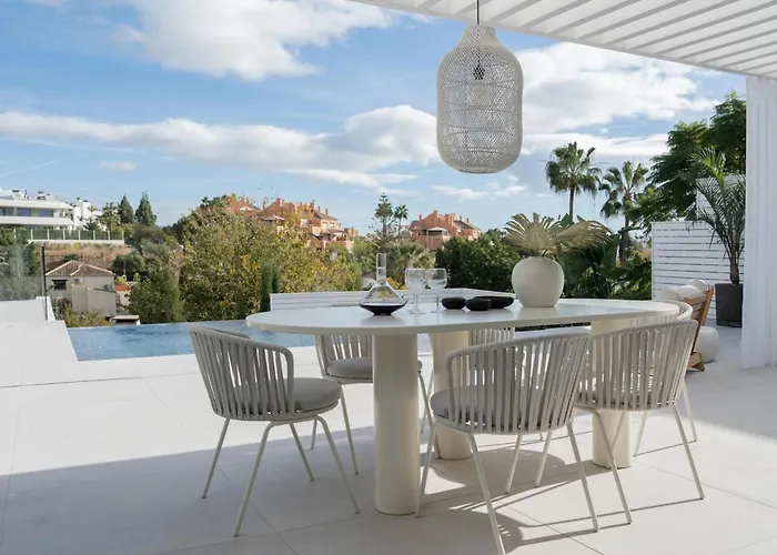 De Lujo Con Piscina Y Vista Al Mar - 8 Pers. - Es-175-54 * Marbella